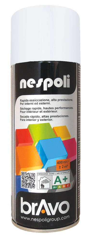 Spray Acrilico Brillante Bianco Opaco Nespoli Ml.400 - Foto 1