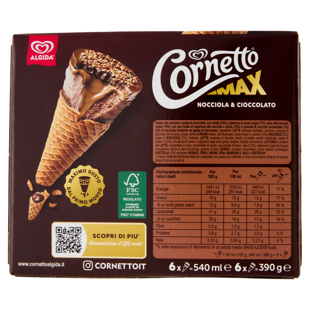 6 Cornetto Max Nocciole - Foto 3