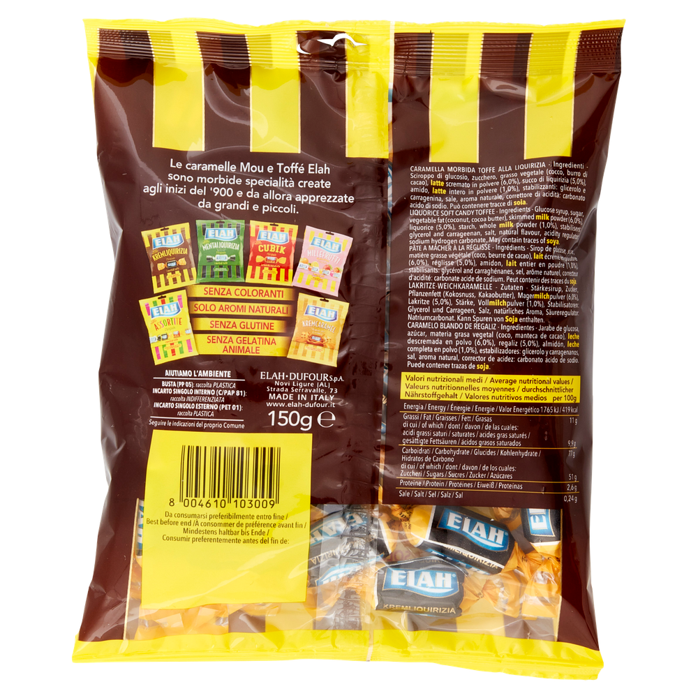 Caramelle Toffee Morbide Kremliquirizia Gusto Liquirizia Elah - Foto 3