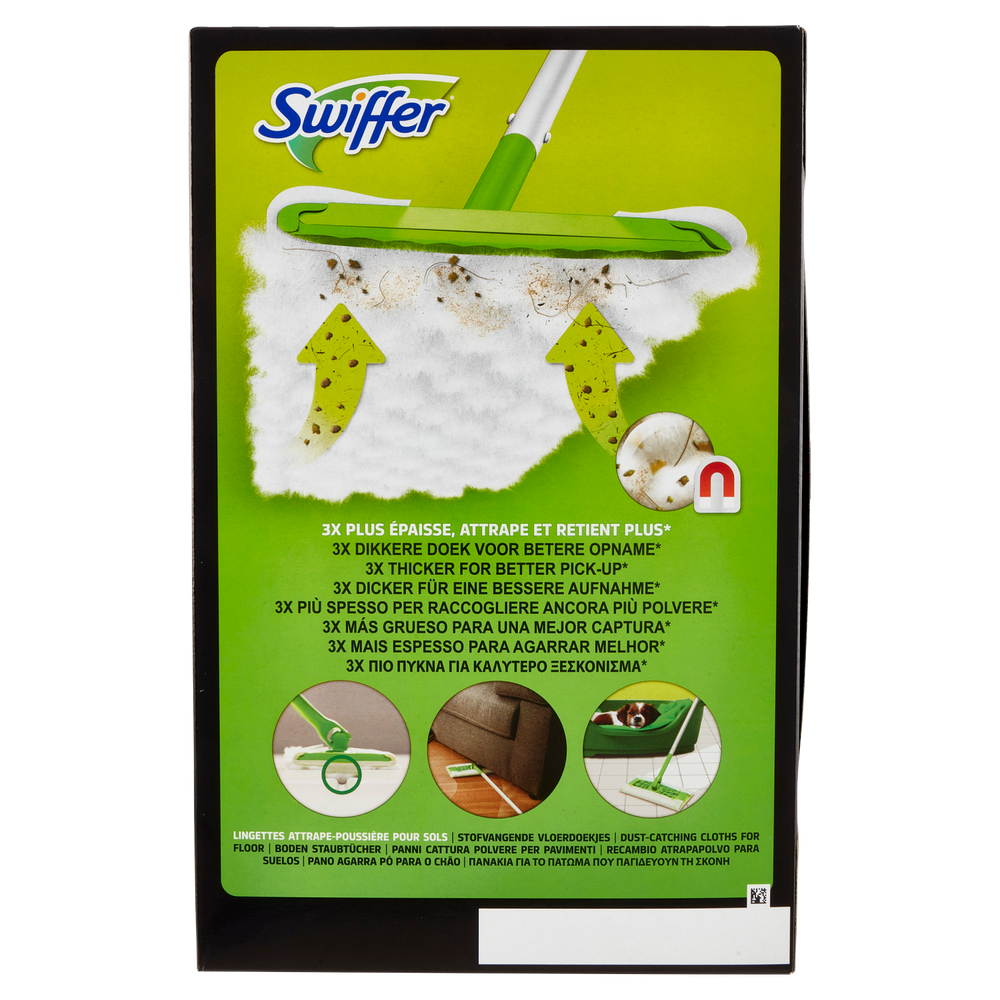 14 Ricambi Panni Cattura Polvere 3d Per Scopa Pavimenti Swiffer - Foto 3