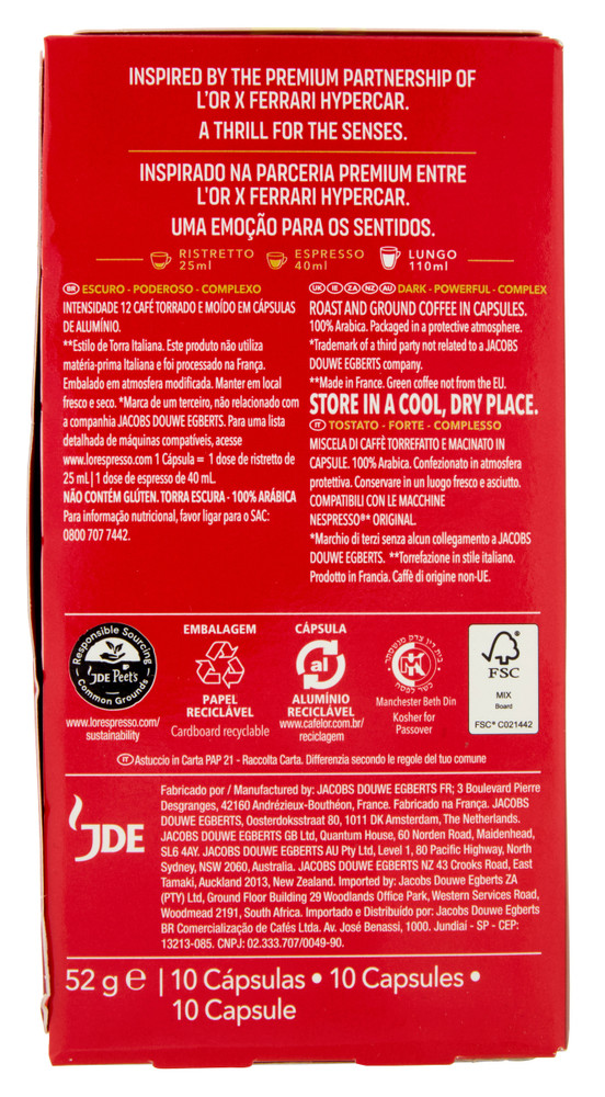 10 Capsule Caffe' Passione Rossa Ristretto Imola L'or Compatibili - Foto 3