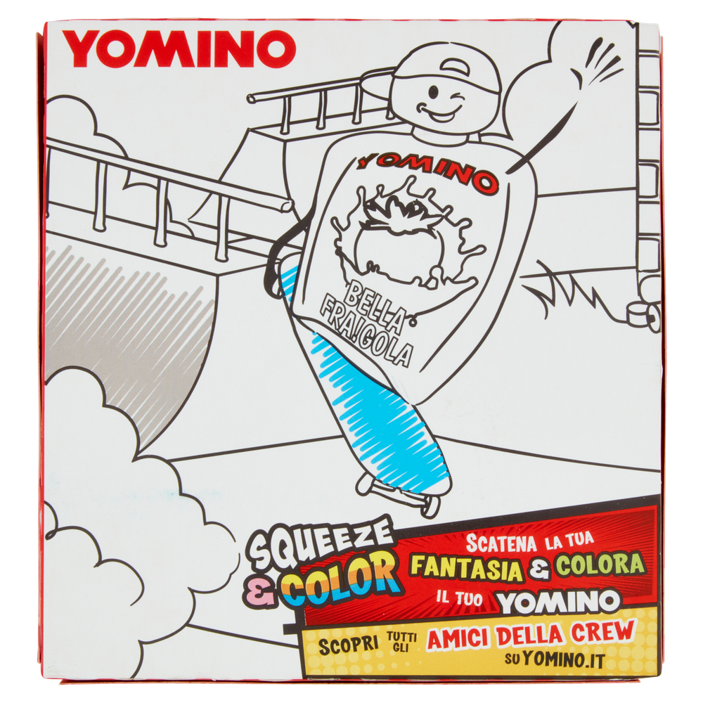 Yogurt E Fragola Squeeze 4x80 G. Yomino