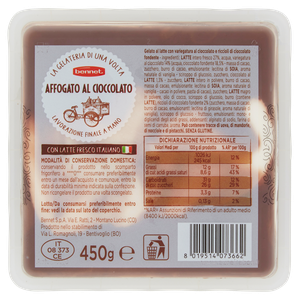 Vaschetta Gelato Affogato Al Cioccolato Bennet
