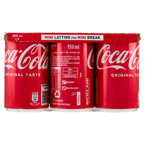 6 Lattine Mini Coca Cola - Foto 3
