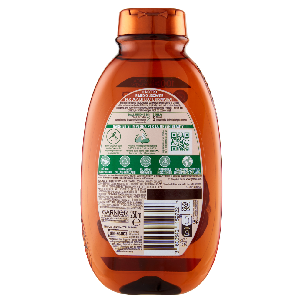 Shampoo Olio Di Cocco Ultradolce Garnier - Foto 3