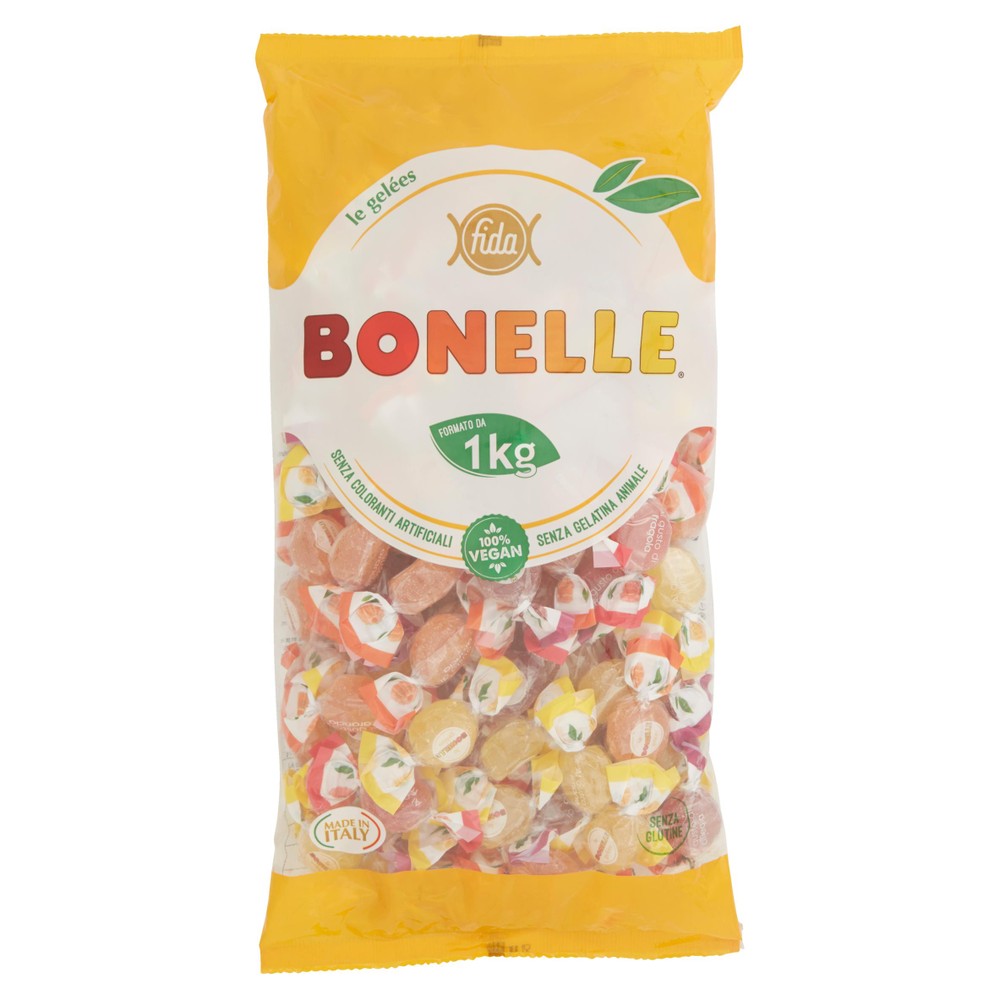 Caramelle Gelées Bonelle Morbide Gelatine Alla Frutta 100% Vegane Fida - Foto 1