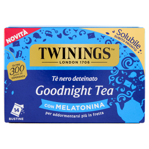 14 Bustine Te' Nero Solubile Deteinato Goodnight Twinings - Foto 1