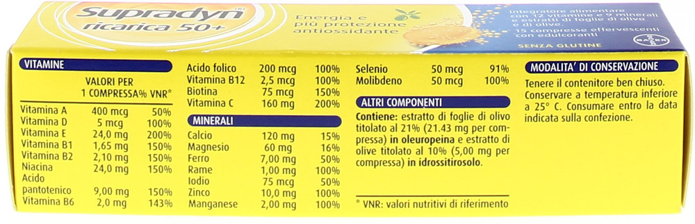 Supradyn Ricarica 50+ Compresse Effervescenti - Foto 2