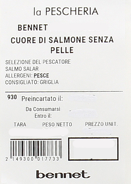 Cuore Di Salmone Senza Pelle Tagli Pregiati Selezione Del Pescatore - Foto 2