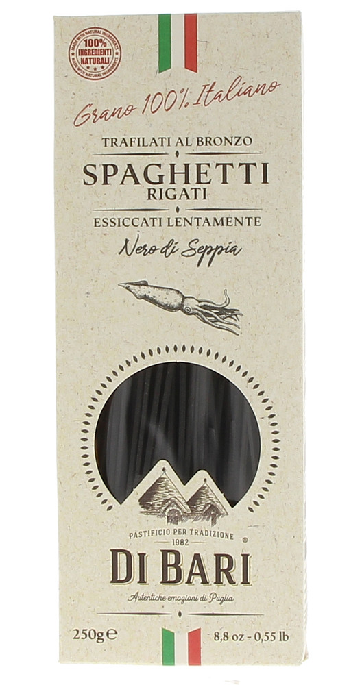Pasta Spaghetti Rigati Al Nero Di Seppia Taralloro - Foto 1