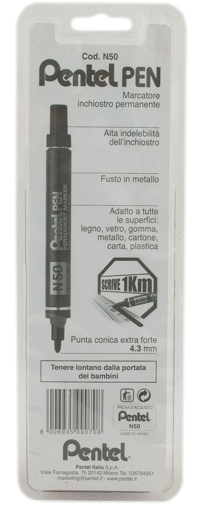 Marcatore Professionale Permanente N50 Pentel                    Blu - Foto 2