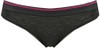 Slip Donna Elastico Esterno Con Riga XXL Nero Delinea