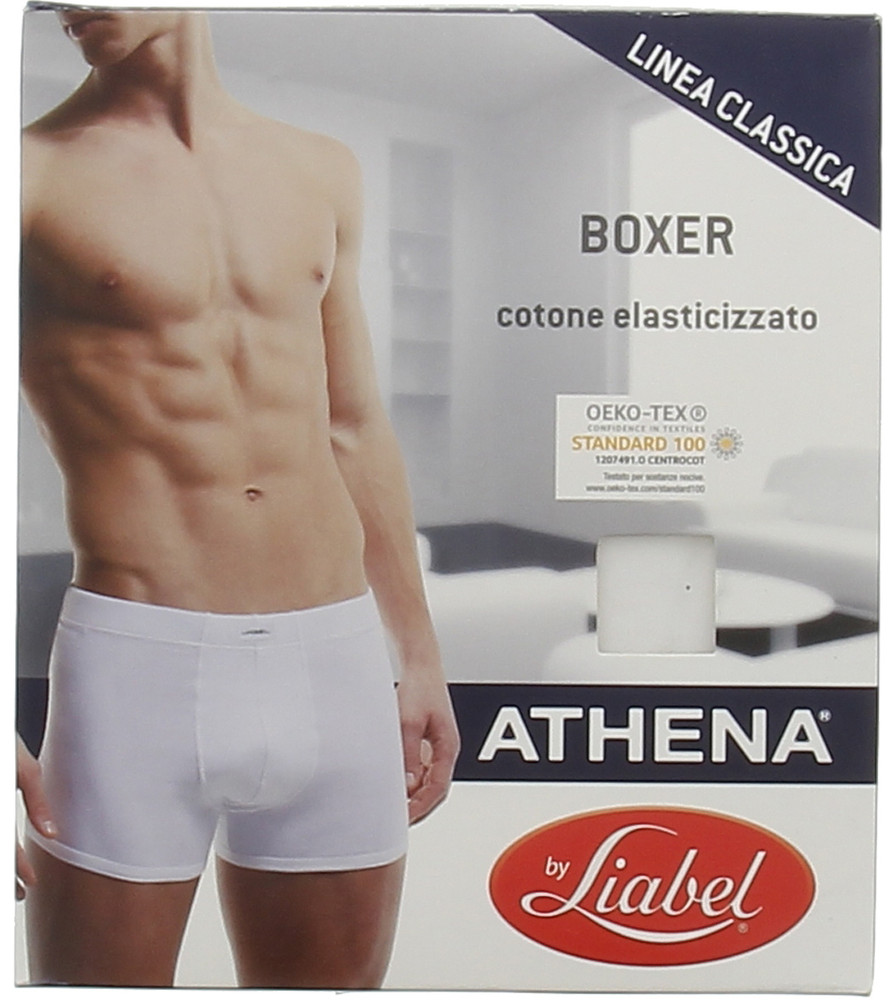 Boxer Uomo Tessuto Stretch 4 Bianco Liabel - Foto 2