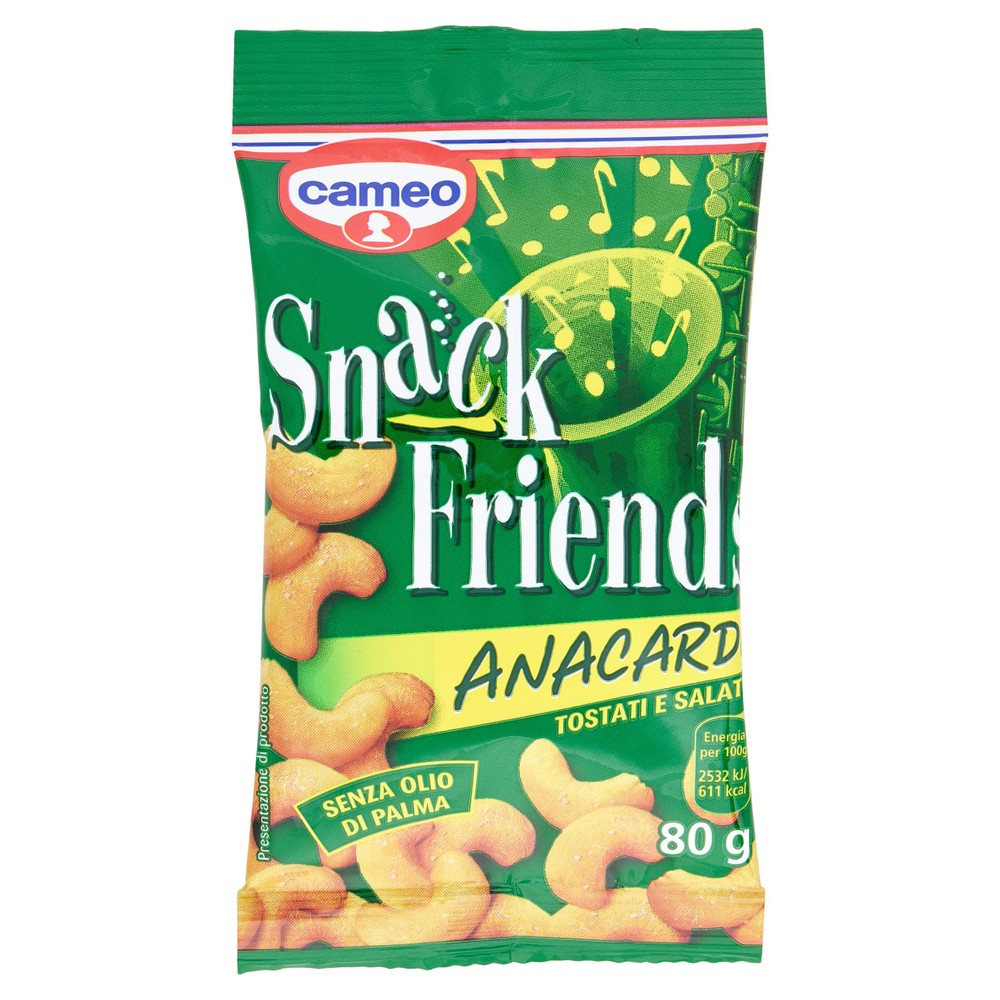 Anacardi Snack Friends Tostati E Salati Cameo - Foto 1