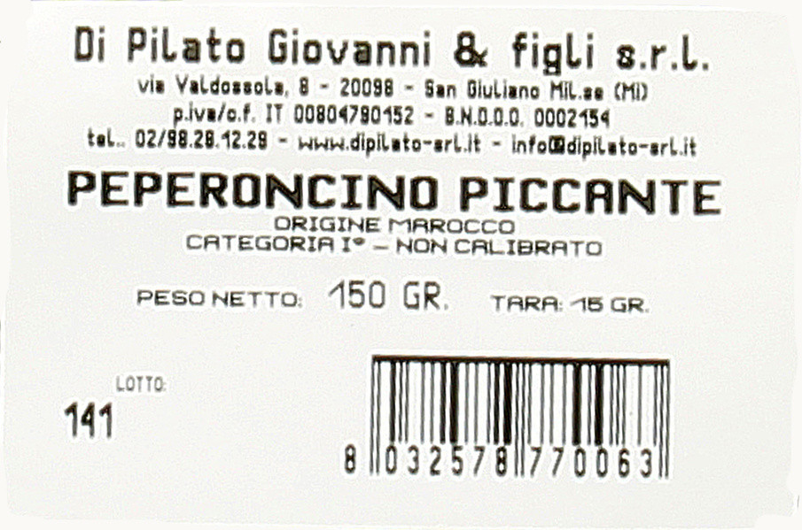 Peperoncino Piccante