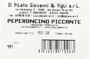 Peperoncino Piccante