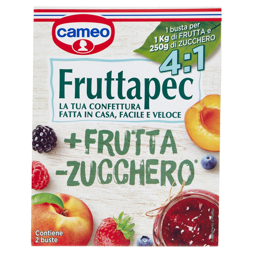 Preparato Per La Cottura Di Confetture Fruttapec 4:1, 2x20g Cameo - Foto 1