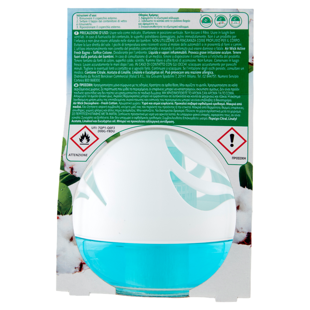 Deodorante Bagno In Perle Cotone Active Fresh Air Wick - Foto 3