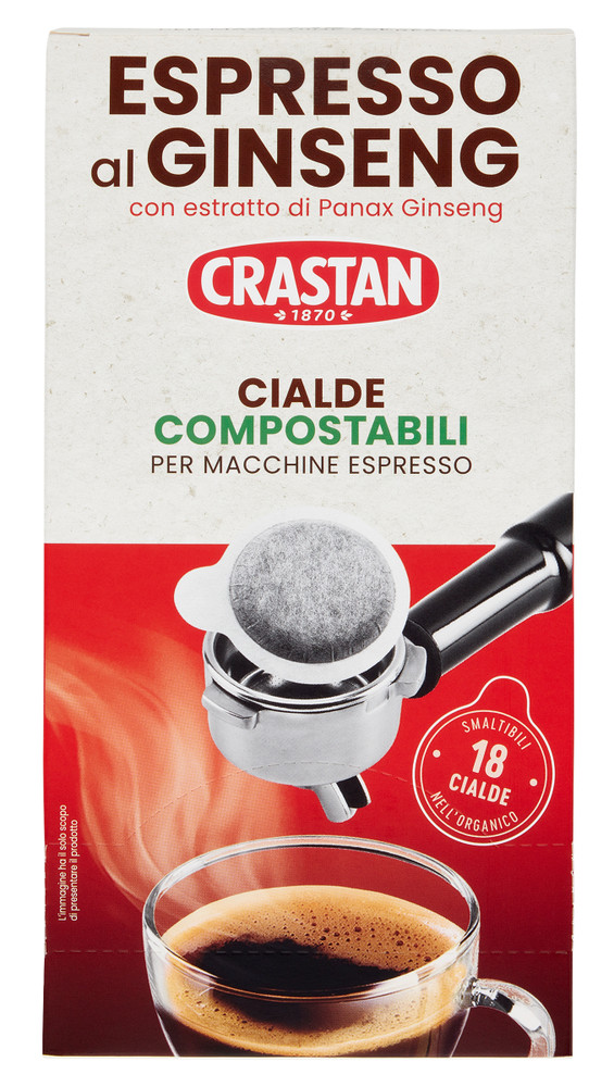 Cialde Espresso Al Ginseng Crastan - Foto 1
