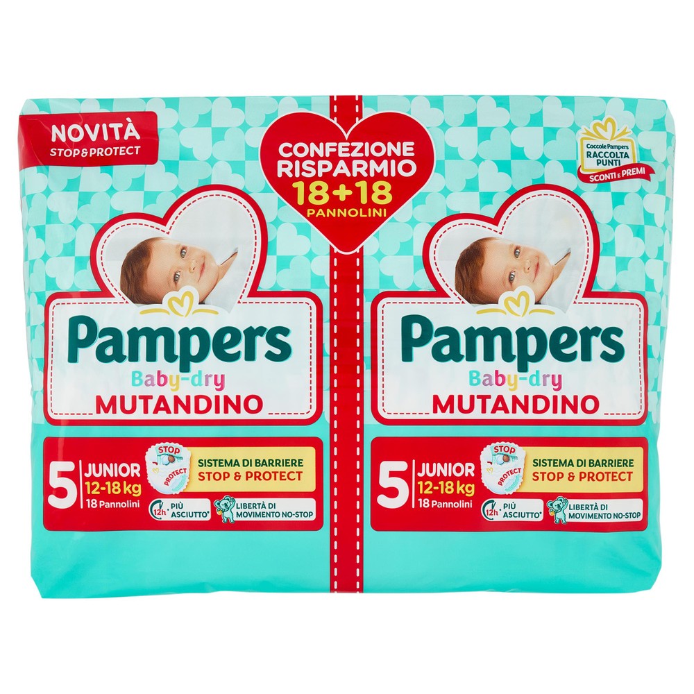 Pannolini Baby Dry Mutandino Junior Pampers - Foto 1