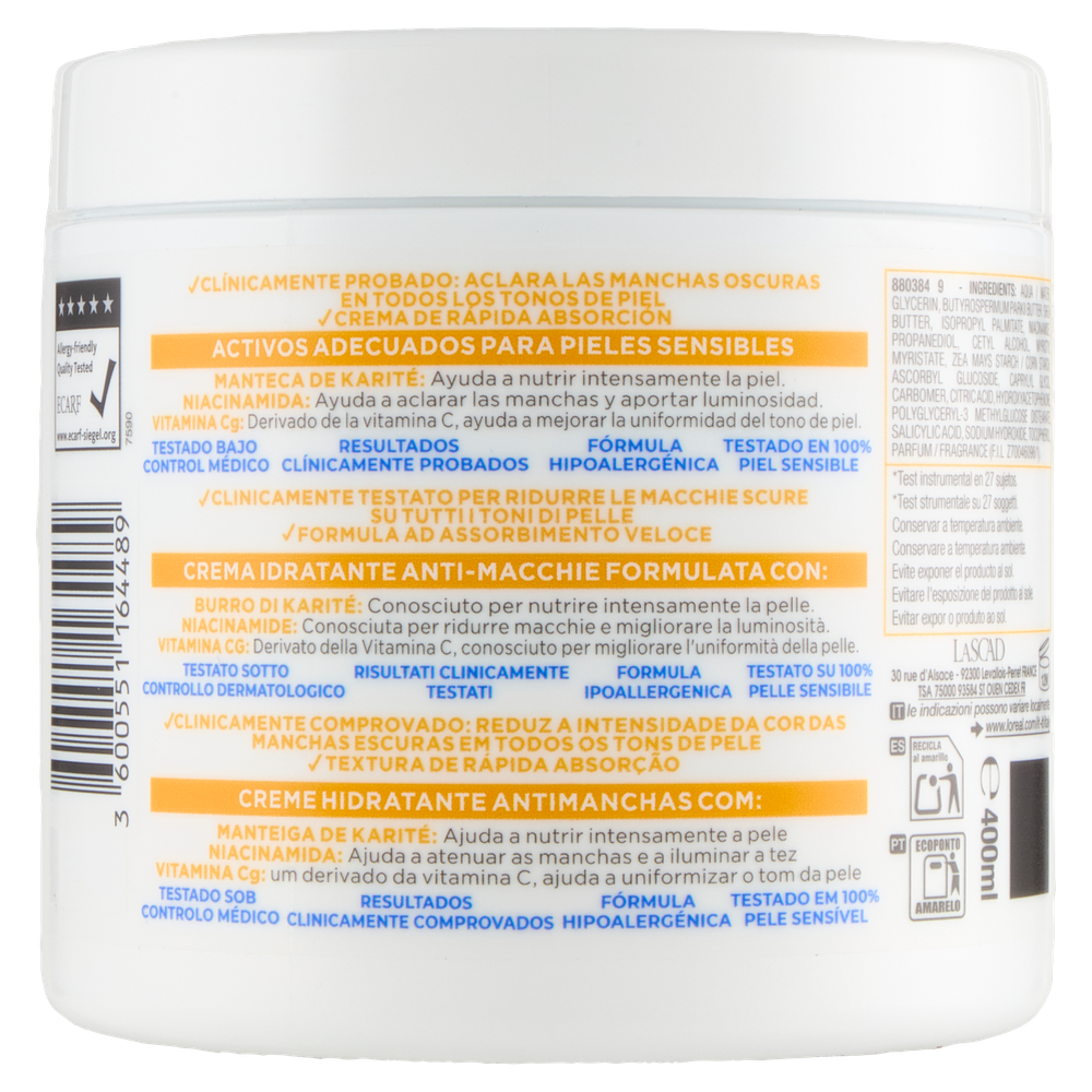 Crema Corpo Niacinamide Vaso Mixa - Foto 2