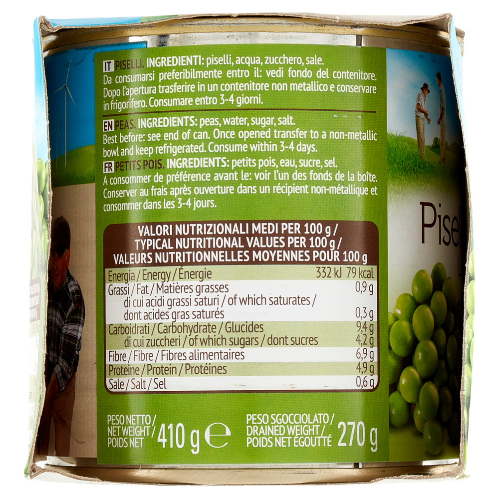 Piselli Medi Italiani 2x270g Valfrutta - Foto 2