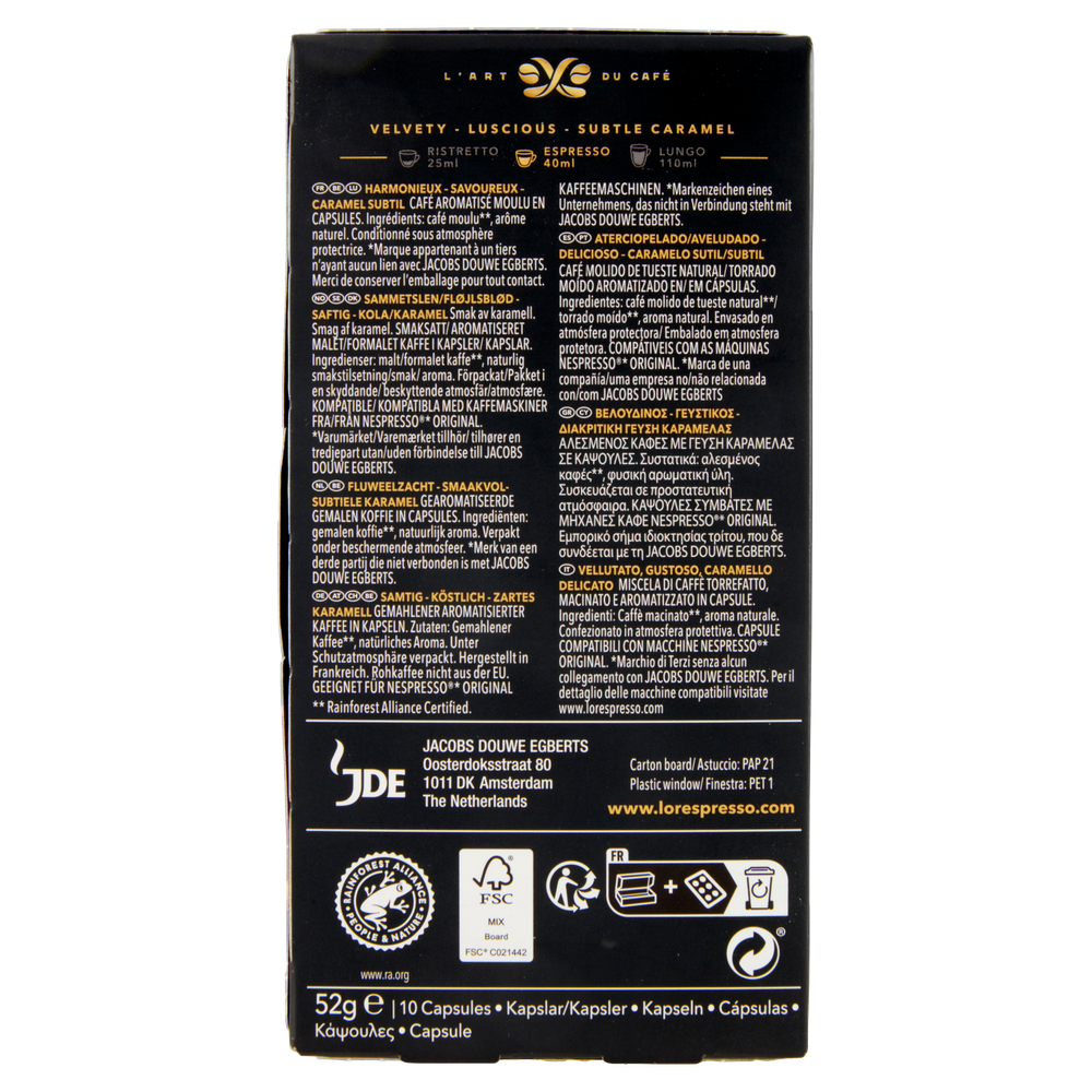 Caffè Espresso Caramel Capsule Per Nespresso 10pz L'or - Foto 3