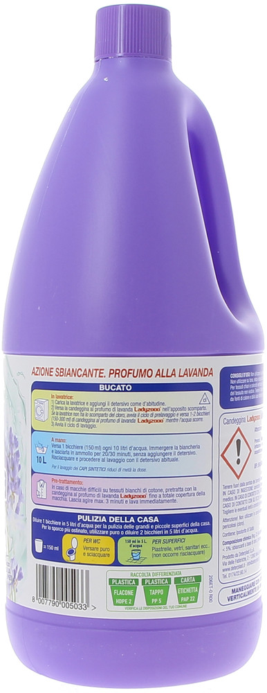 Candeggina Profumata Alla Lavanda Lady 2000 - Foto 2