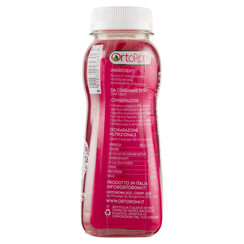 Succo Estratto Di Frutti Rossi Orto Romi - Foto 3