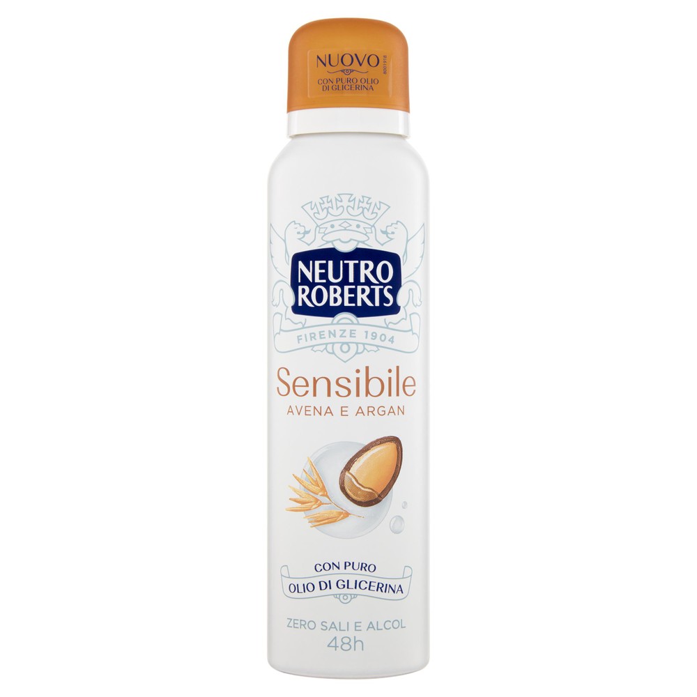 Deodorante Spray Avena E Argan Neutro Roberts - Foto 1