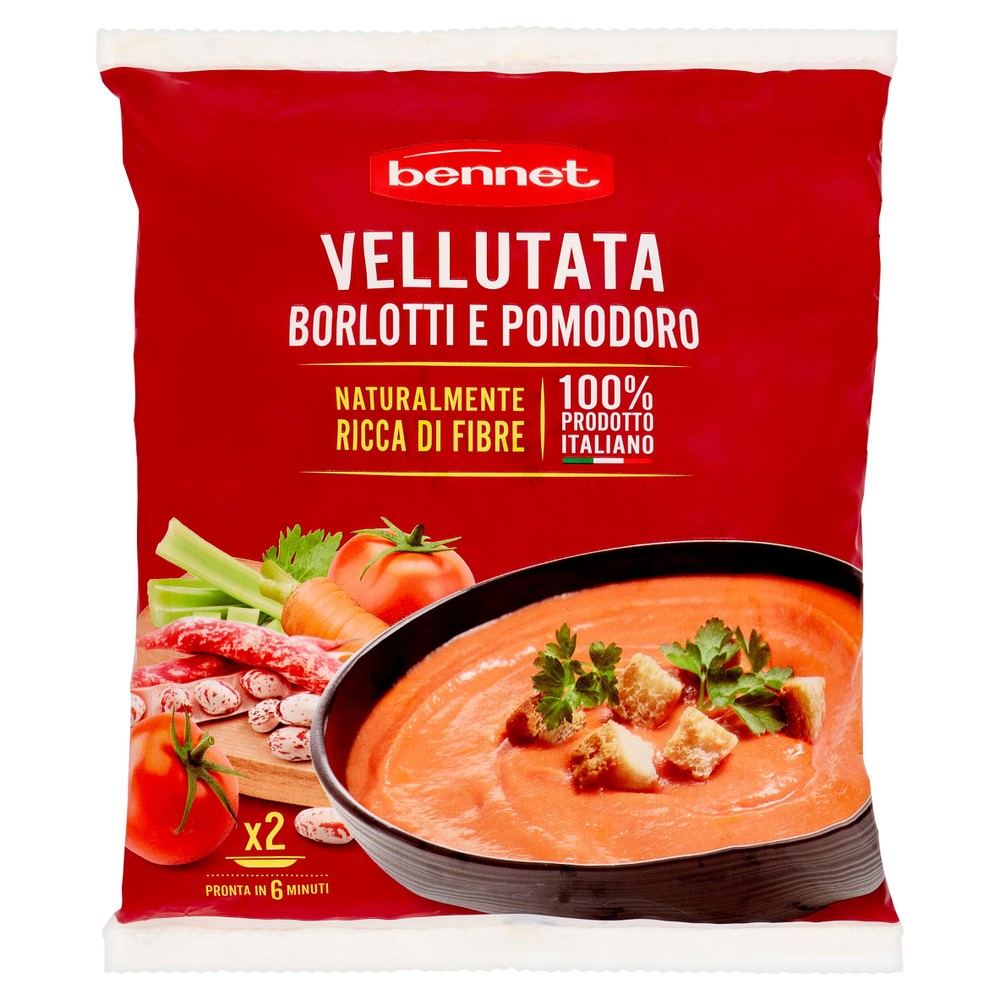 Vellutata Di Borlotti E Pomodoro Bennet - Foto 1