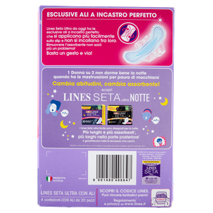 80 Assorbenti Con Ali Lines Seta Ultra Quadripack - Foto 3