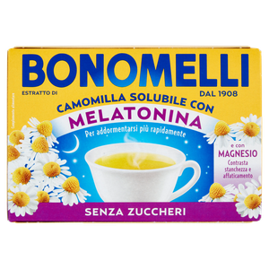 Camomilla Solubile Melatonina E Magnesio No Zucchero 16x4,5g Bonomelli - Foto 3