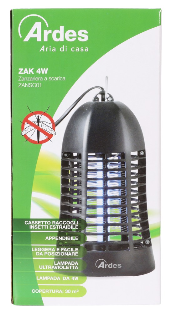 Antizanzara A Scarica 4w Appendibile - Area Copertura 30mq - Foto 1