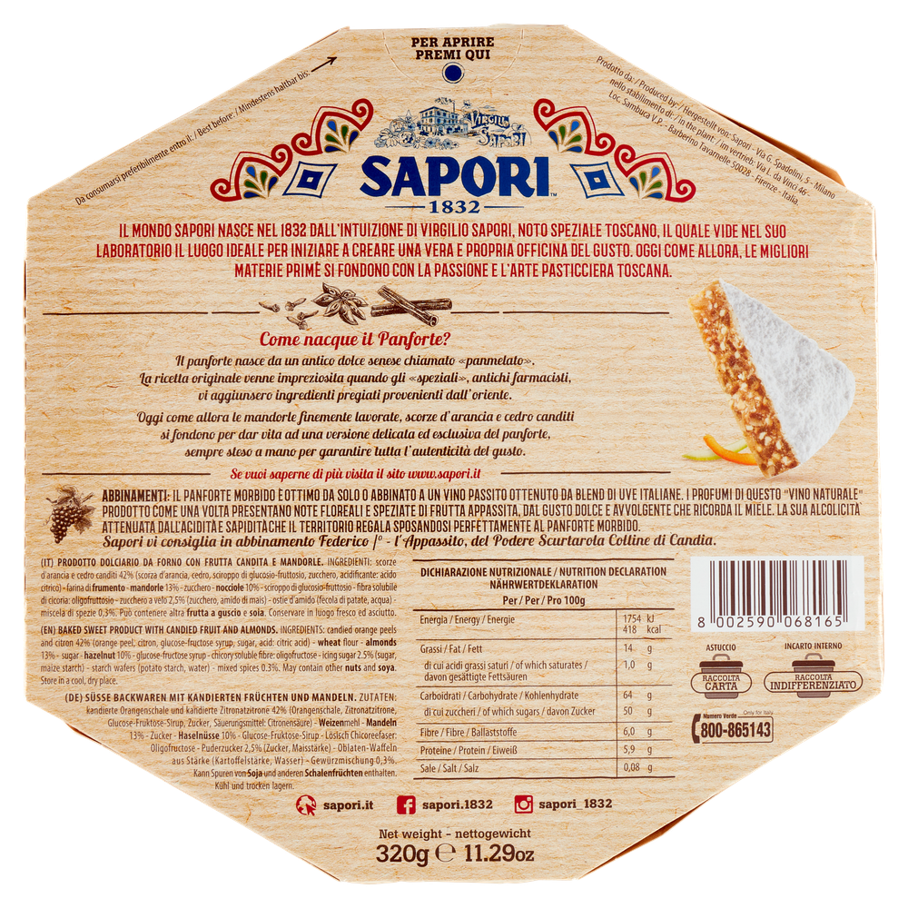 Panforte Morbido Sapori - Foto 3