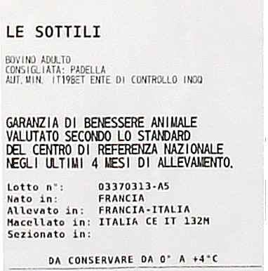 Le Sottili Bovino Adulto Filiera Valore Bennet - Foto 3