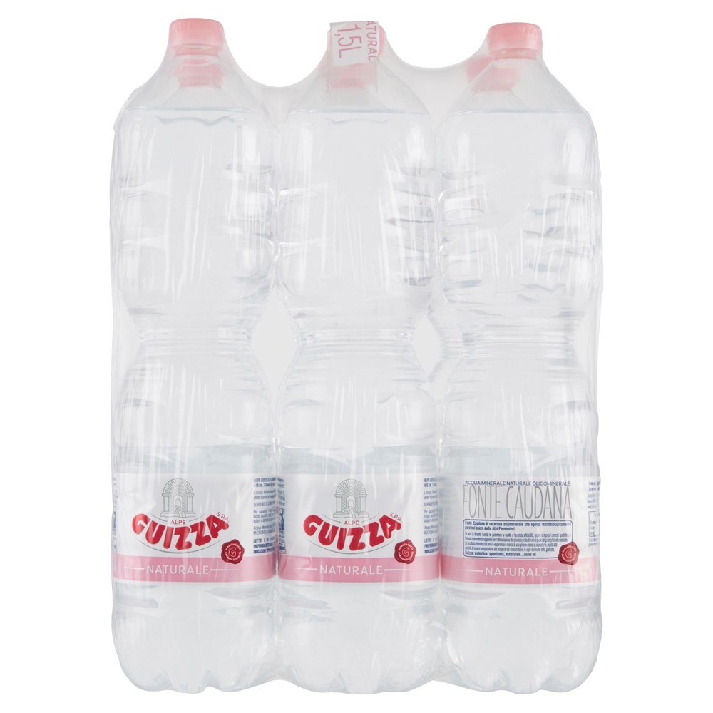 Acqua Naturale Fonte Caudana Guizza 6 Da L.1,5 - Foto 1