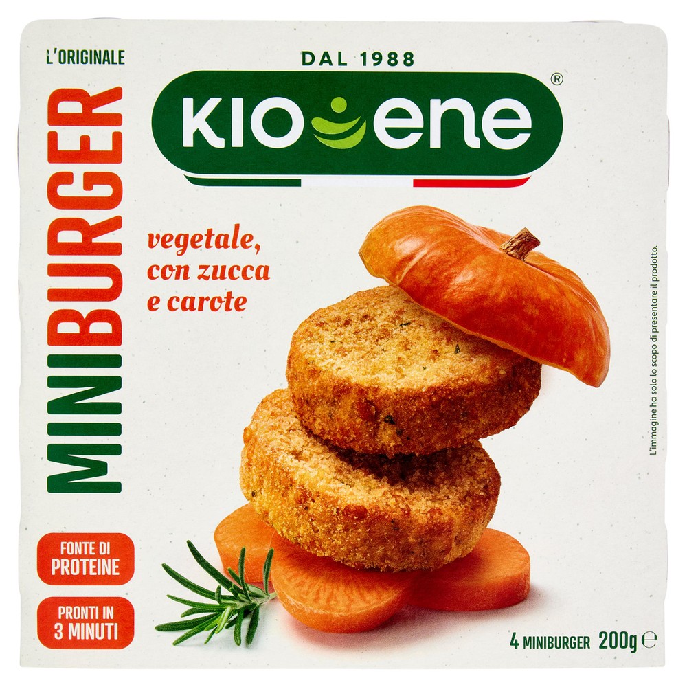 Mini Burger Zucca E Carote Kioene - Foto 1