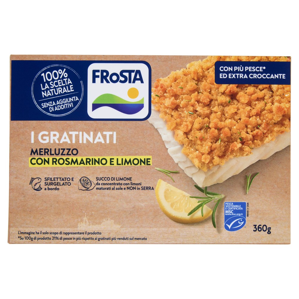 Merluzzo Gratinato Con Limone E Rosmarino Frosta - Foto 1