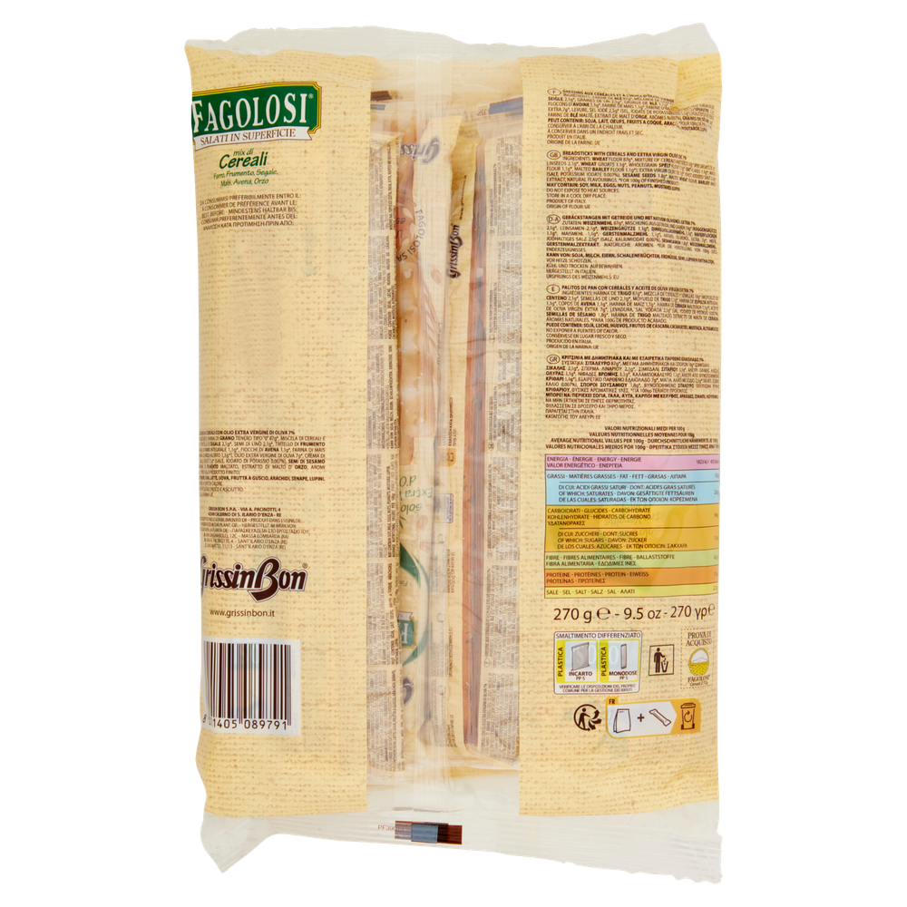 Grissini Fagoloso Ai Cereali Grissin Bon - Foto 3