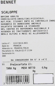 Scaloppe Di Manzo Filiera Valore Bennet - Foto 3