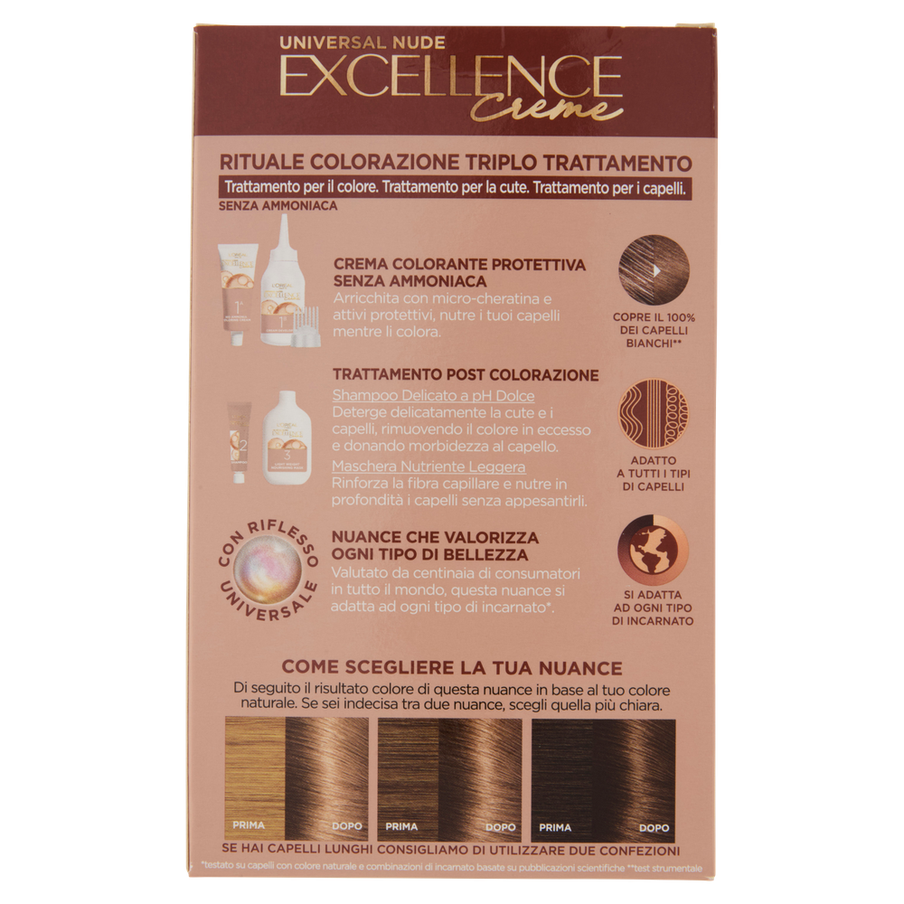 Colorazione Capelli Nude Biondo Scuro Excellence 6u - Foto 3