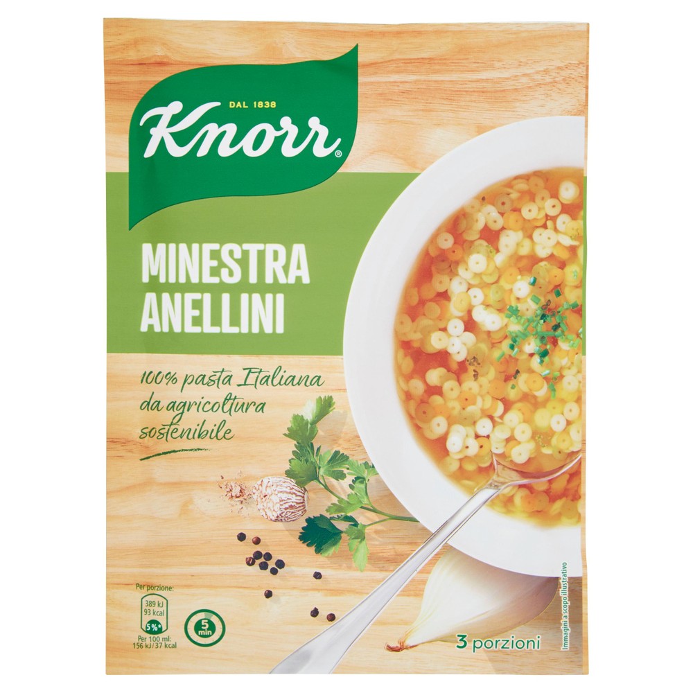 Minestra Con Anellini Knorr