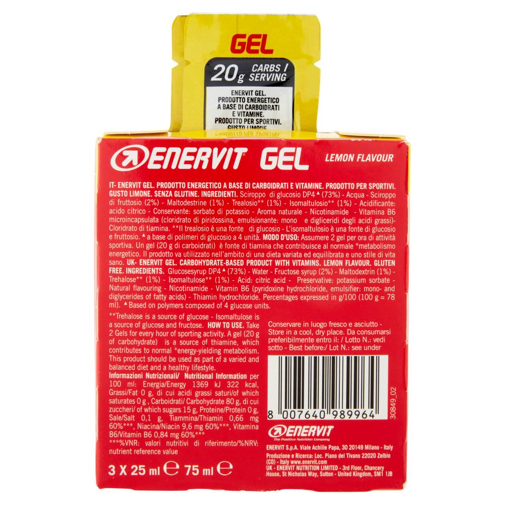 Enervitene Gel Limone X 3 - Foto 3