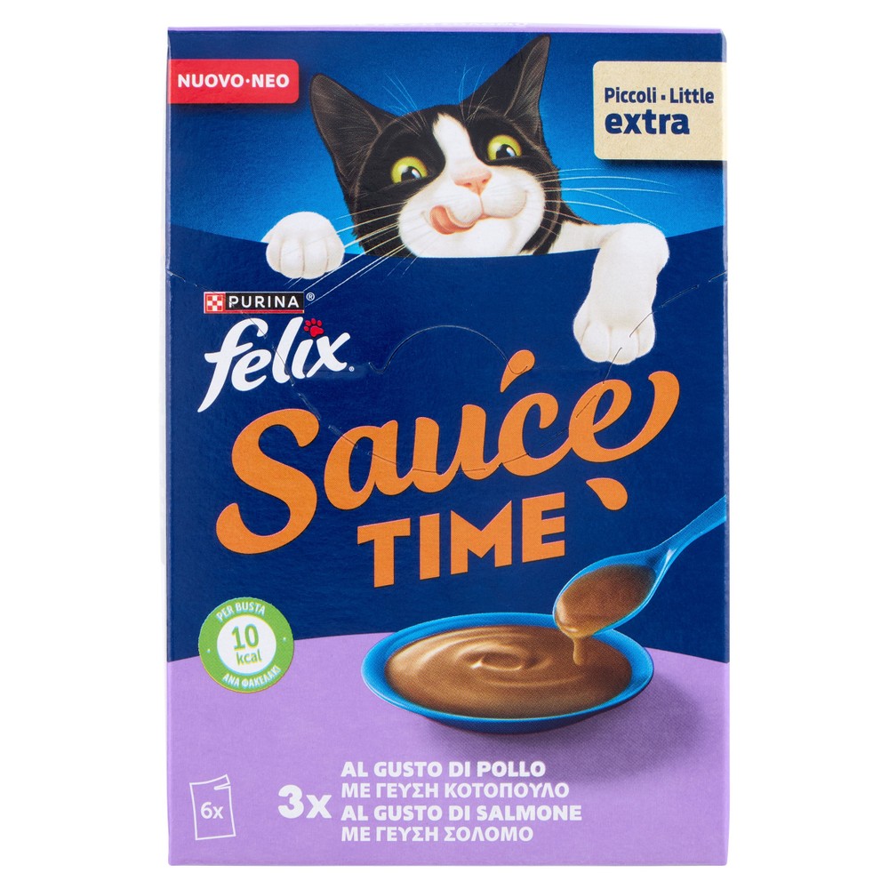 Sauce Time Purina Pollo E Salmone Felix - Foto 1