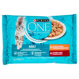 Alimento Umido Per Gatti Filetto In Salsa One Adult Purina Conf. Da 4