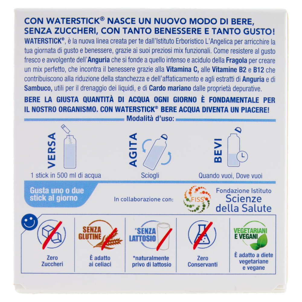 12 Waterstick Anguria E Fragola Detox L'angelica - Foto 3