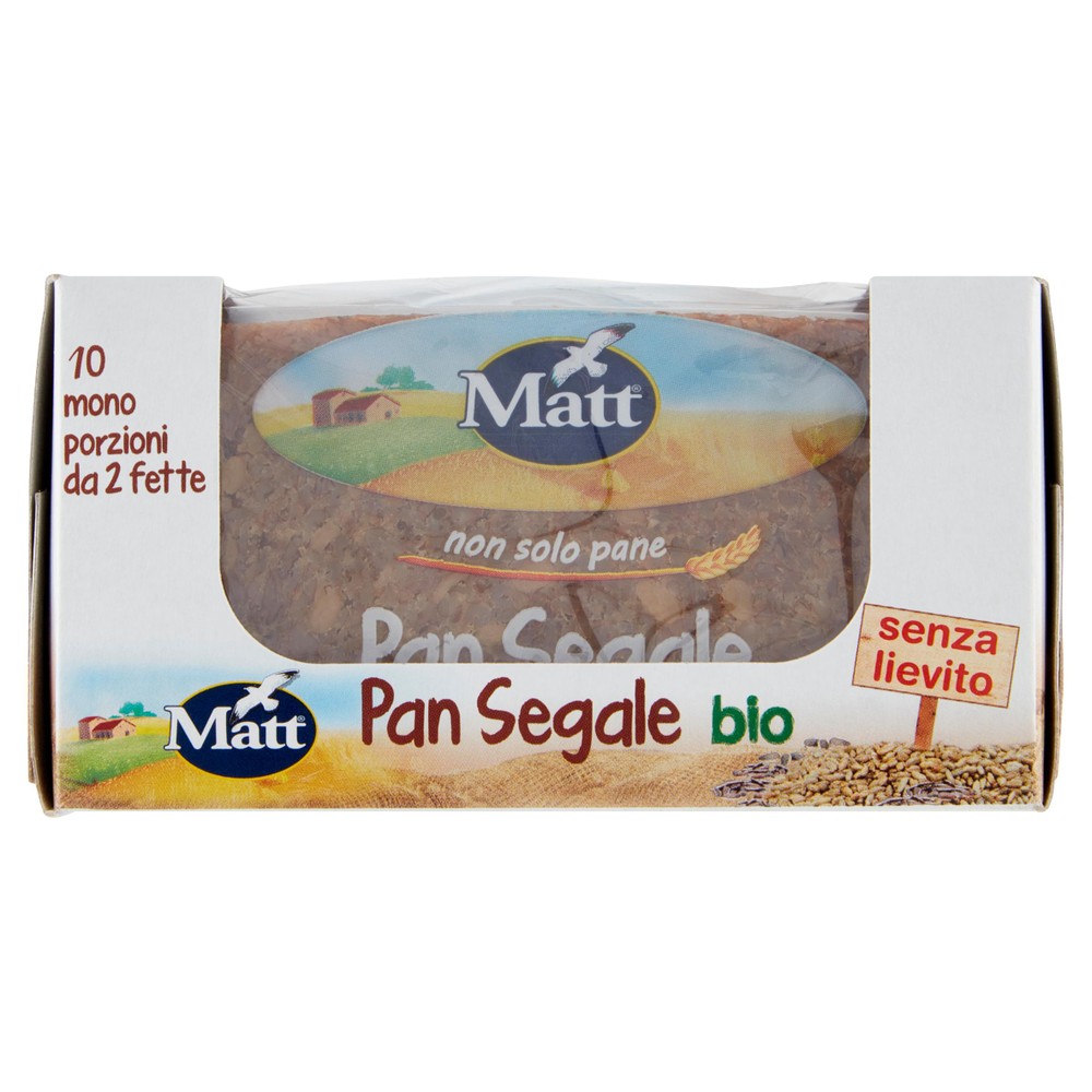 Pane Nero Di Segale Monoporzione Matt&Diet - Foto 1