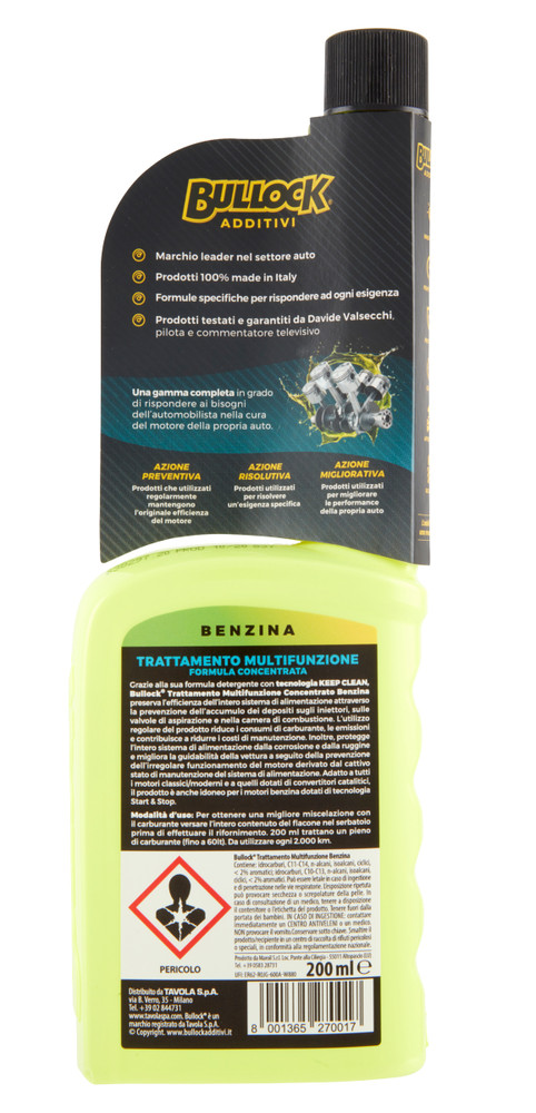 Additivo Trattamento Multifunzione Benzina 200 Ml Bullock - Foto 3