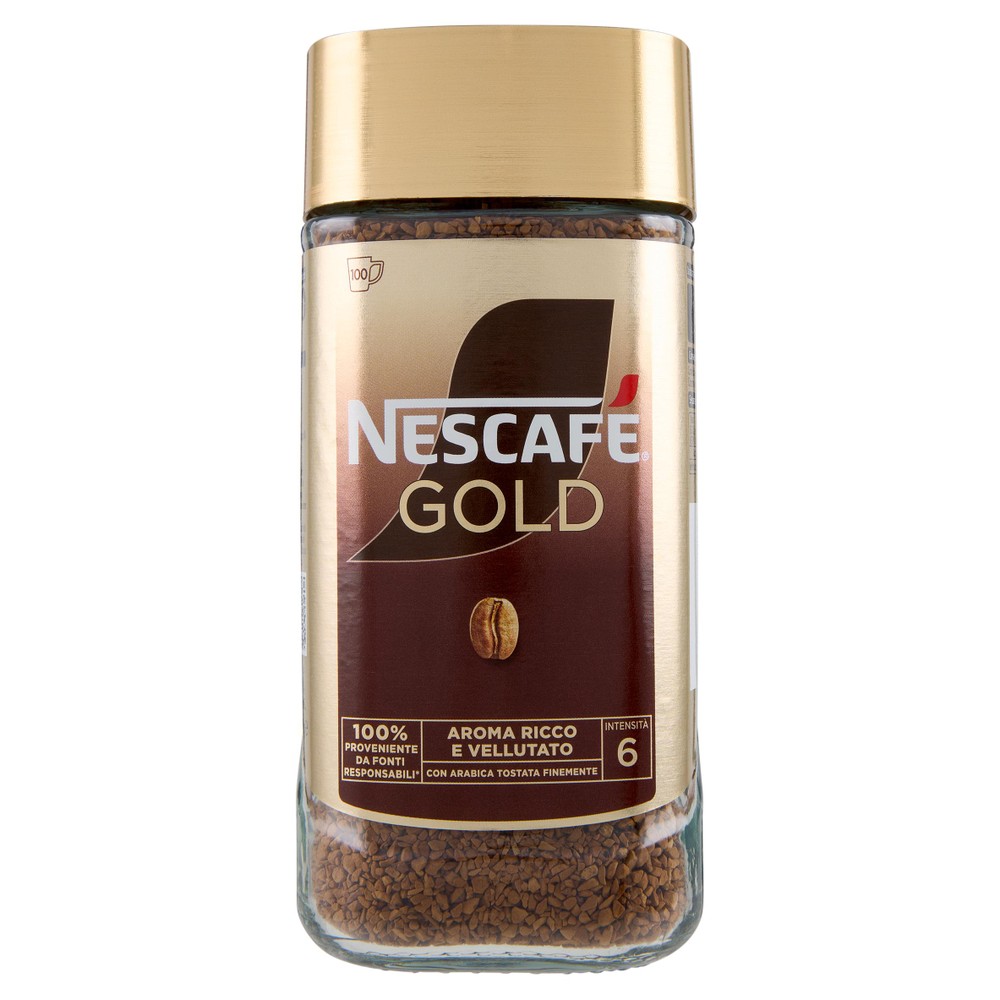 Caffè Solubile Gold Aroma Ricco In Barattolo Senza Glutine Nescafé - Foto 1